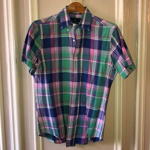 RALPH LAUREN short sleeve button down shirt